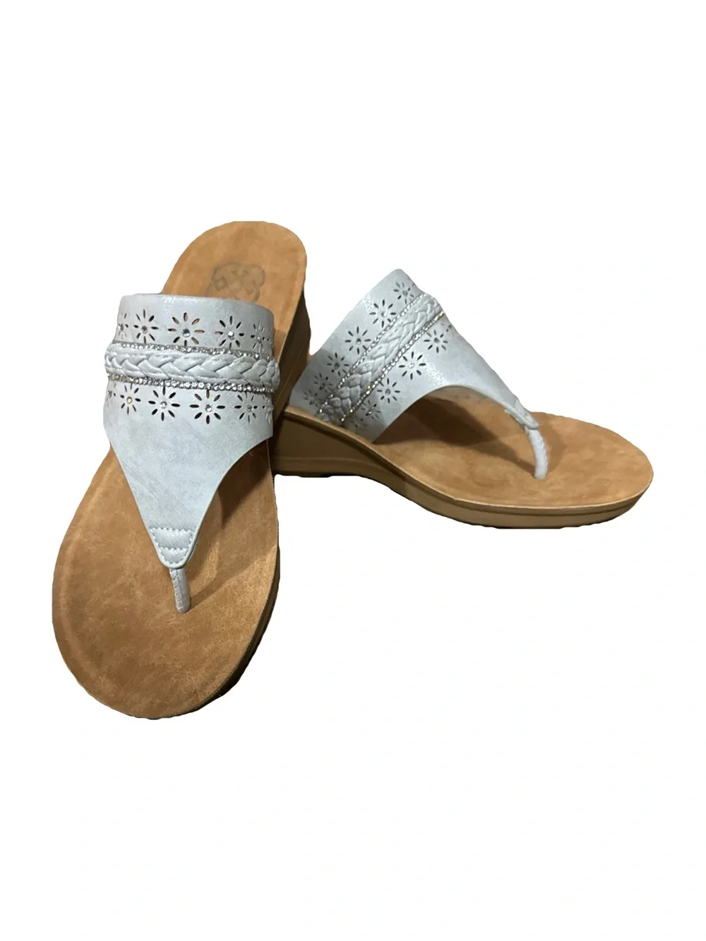 Daisy Fuentes light blue sandals 7W